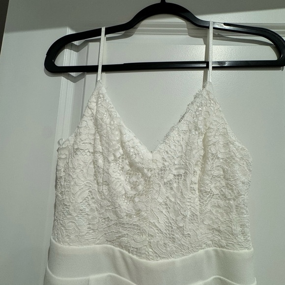 Lulus Timeless Romance White Lace Wide-Leg Jumpsuit - Picture 2 of 5